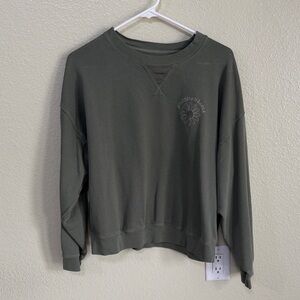 American Eagle Outfitters Dark Green Sweatshirt